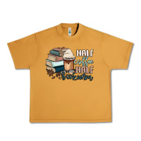 Peanut Butter half coffee half bookworm Urban Heavy Tee - MaliasSmallBusiness