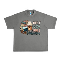 Tornado half coffee half bookworm Urban Heavy Tee - MaliasSmallBusiness
