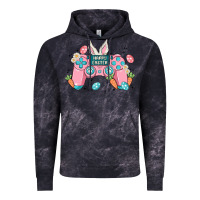 Cloud Black happy easter Vintage Hoodie - MaliasSmallBusiness