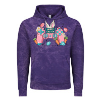 Cloud Purple happy easter Vintage Hoodie - MaliasSmallBusiness