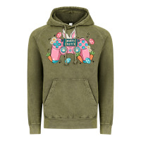 Vintage Olive happy easter Vintage Hoodie - MaliasSmallBusiness