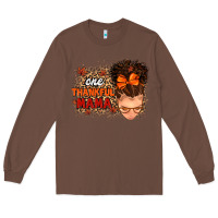 Chestnut one thankful mama Long Sleeve Tee - MaliasSmallBusiness