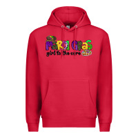 Cardinal mardi gras girl to the core Premium Hoodie - CowGirlArtShop