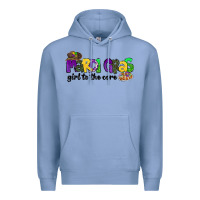 Colony Blue mardi gras girl to the core Premium Hoodie - CowGirlArtShop