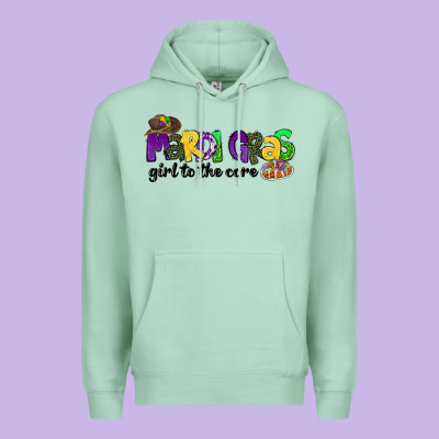 Mardi Gras Girl To The Core Premium Hoodie Designed By Cowgirlartshop