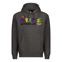 Smoke mardi gras girl to the core Premium Hoodie - CowGirlArtShop