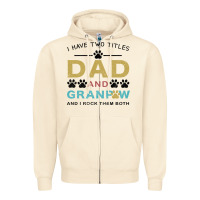 Sandshell i have two titles dad and grandpa Zipper Hoodie - Bettercallsaul