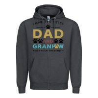 Smoke i have two titles dad and grandpa Zipper Hoodie - Bettercallsaul