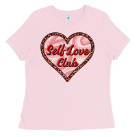 Bubblegum Pink self love club valentine's day Ladies Tee - RanaPortraitStore