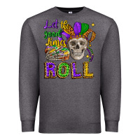 Charcoal Heather let the good times roll Premium Sweatshirt - CowGirlArtShop
