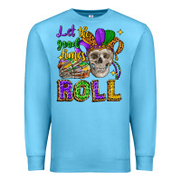Ocean Blue let the good times roll Premium Sweatshirt - CowGirlArtShop