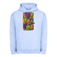 Pigment Grape Ice mardi gras louisiana Urban Hoodie - FaDigitalArtStudio
