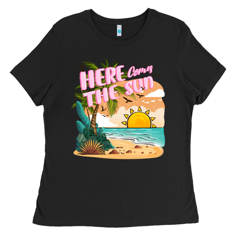 Here Comes The Sun Ladies Tee by JahusDesignShop | Teevron