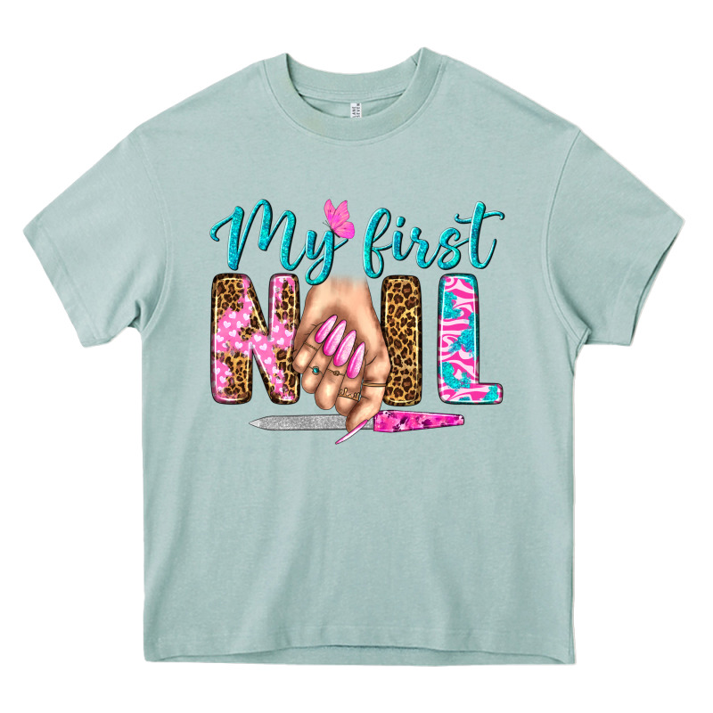 My First Nail Bbs Heavy Core Tee by BundleAndBundleShop | Teevron