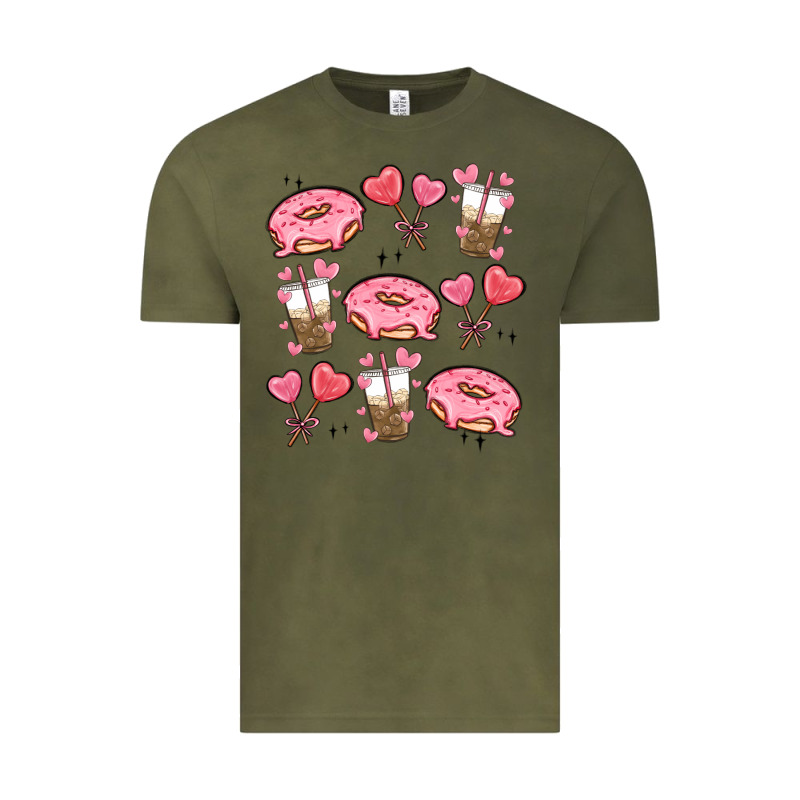 Valentines Day Doodles Vintage Tee by MaliasSmallBusiness | Teevron