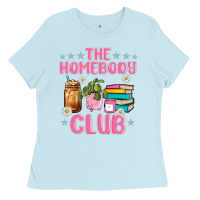 Baby Blue the homebody club Ladies Tee - JahusDesignShop