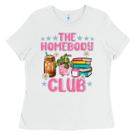 White the homebody club Ladies Tee - JahusDesignShop