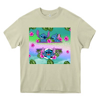 Mossy custom name stitch Heavy Core Tee - AdoDesignShop
