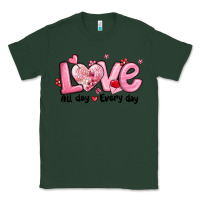 Sports Green love all day every day Classic Tee - MaliasSmallBusiness