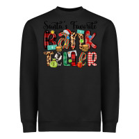 Black santa s favorite bank teller Heavyweight Sweatshirt - MaliasSmallBusiness