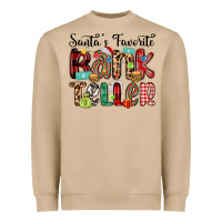 Mushroom santa s favorite bank teller Heavyweight Sweatshirt - MaliasSmallBusiness