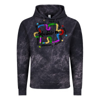 Cloud Black autism teacher pencil Vintage Hoodie - MaliasSmallBusiness