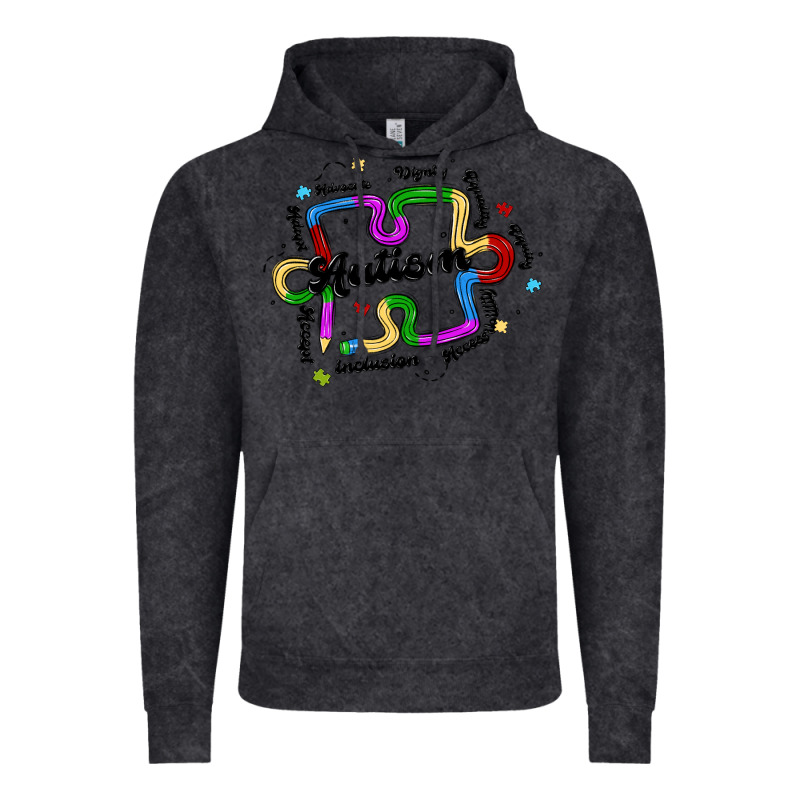 Autism Teacher Pencil Vintage Hoodie by MaliasSmallBusiness | Teevron