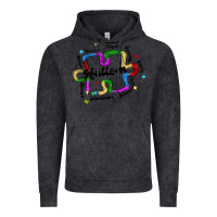 Vintage Black autism teacher pencil Vintage Hoodie - MaliasSmallBusiness