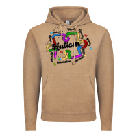 Vintage Coffee autism teacher pencil Vintage Hoodie - MaliasSmallBusiness