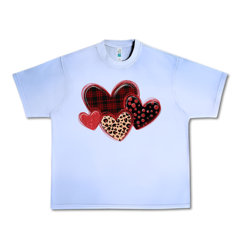 Leopard Hearts Urban Heavy Tee by MaliasSmallBusiness | Teevron