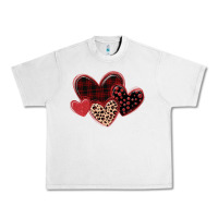 Lunar Rock leopard hearts Urban Heavy Tee - MaliasSmallBusiness