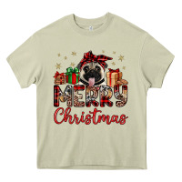 Mossy merry christmas pug Heavy Core Tee - JahusDesignShop