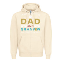 Sandshell i have two titles dad and grandpa Zipper Hoodie - Bettercallsaul