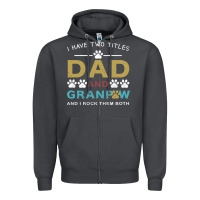Smoke i have two titles dad and grandpa Zipper Hoodie - Bettercallsaul