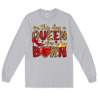 Moon Dust on this day a queen was born Long Sleeve Tee - MaliasSmallBusiness