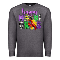 Charcoal Heather happy mardi gras Premium Sweatshirt - CowGirlArtShop
