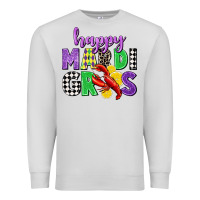 Dove Grey happy mardi gras Premium Sweatshirt - CowGirlArtShop