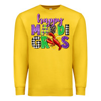 Lemon happy mardi gras Premium Sweatshirt - CowGirlArtShop