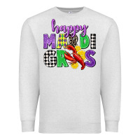 Oatmeal Heather happy mardi gras Premium Sweatshirt - CowGirlArtShop