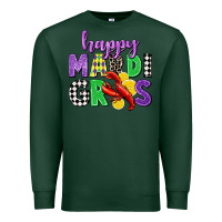 Sports Green happy mardi gras Premium Sweatshirt - CowGirlArtShop
