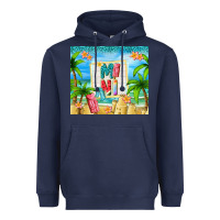 Navy summer mini Heavyweight Hoodie - TumblerDesignByShophia