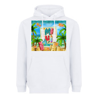 White summer mini Heavyweight Hoodie - TumblerDesignByShophia