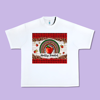 Merry Teacher Urban Heavy Tee Designed By Adodesignshop