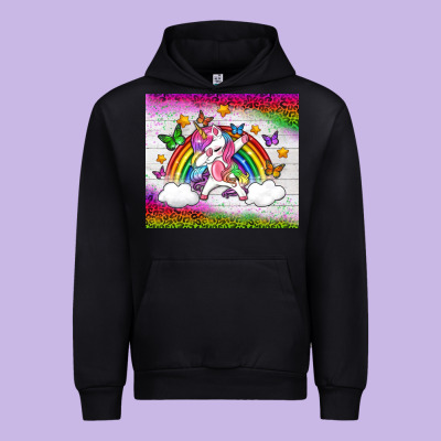 Lgbtq Dabbbing Unicorn And Rainbow Tumbler Urban Hoodie Designed By Bundleandbundleshop