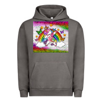 Pigment Tornado LGBTQ Dabbbing Unicorn And Rainbow Tumbler Urban Hoodie - BundleAndBundleShop