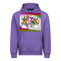 Tulip LGBTQ Dabbbing Unicorn And Rainbow Tumbler Urban Hoodie - BundleAndBundleShop