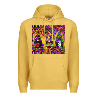 Antique Gold mardi gras gnome Premium Hoodie - CowGirlArtShop