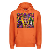 Carrot mardi gras gnome Premium Hoodie - CowGirlArtShop