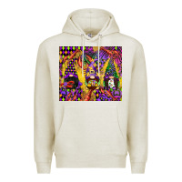 Oatmeal Heather mardi gras gnome Premium Hoodie - CowGirlArtShop