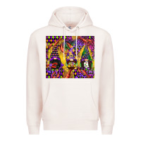 Pale Pink mardi gras gnome Premium Hoodie - CowGirlArtShop
